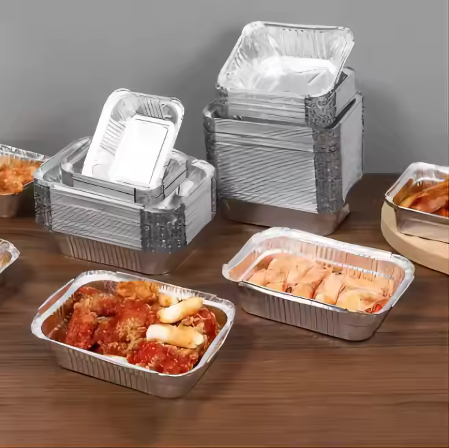 EU packaging Oblong Foil Container EC1911