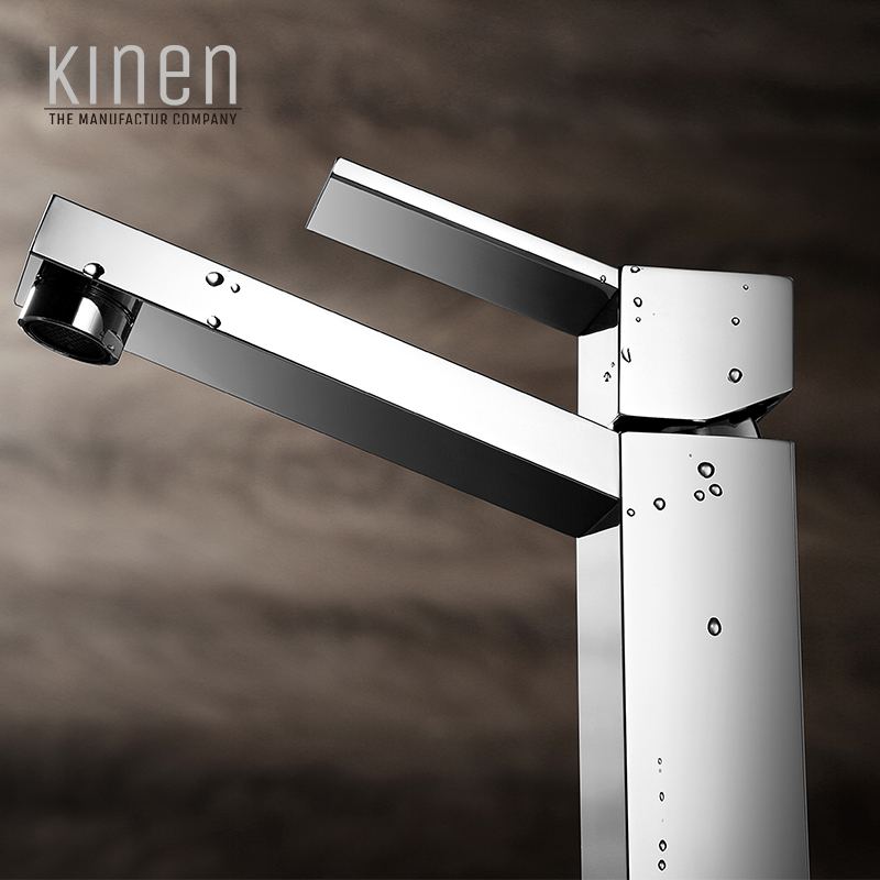 Kinen Onirii Series Single Lever Basin Mixer in Chrome
