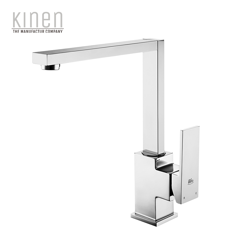 Kinen Onirii Series Single Lever Kitchen Mixer in Chrome