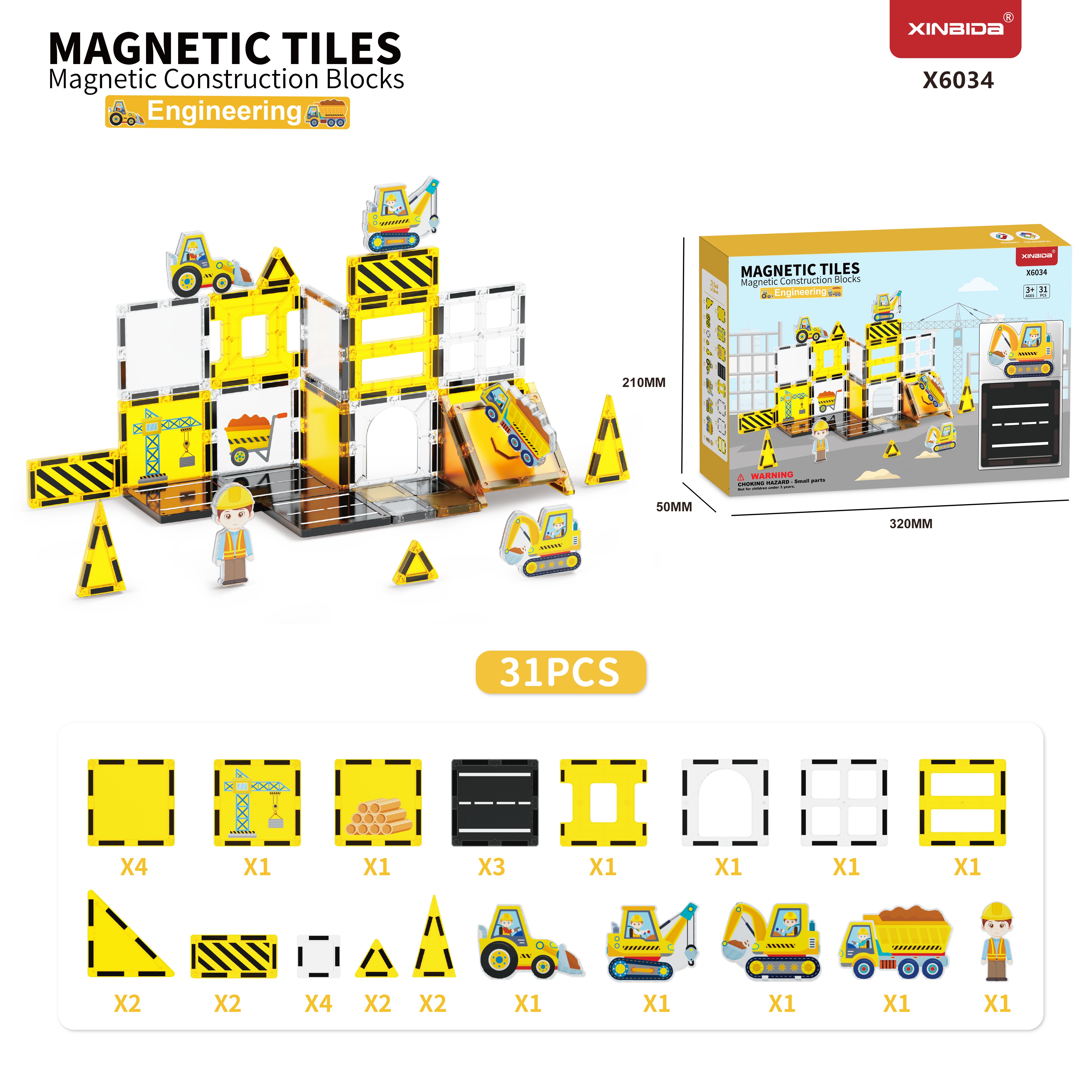 Educational Toy magnetic building blocks magnetic Blocks for kids
