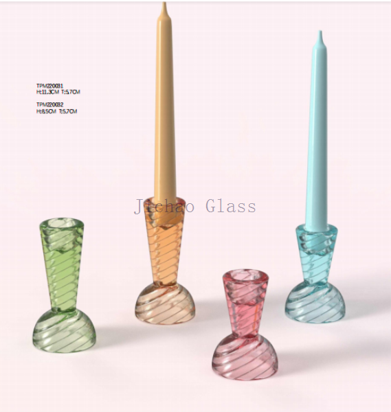 Ice cream pattern candle holder