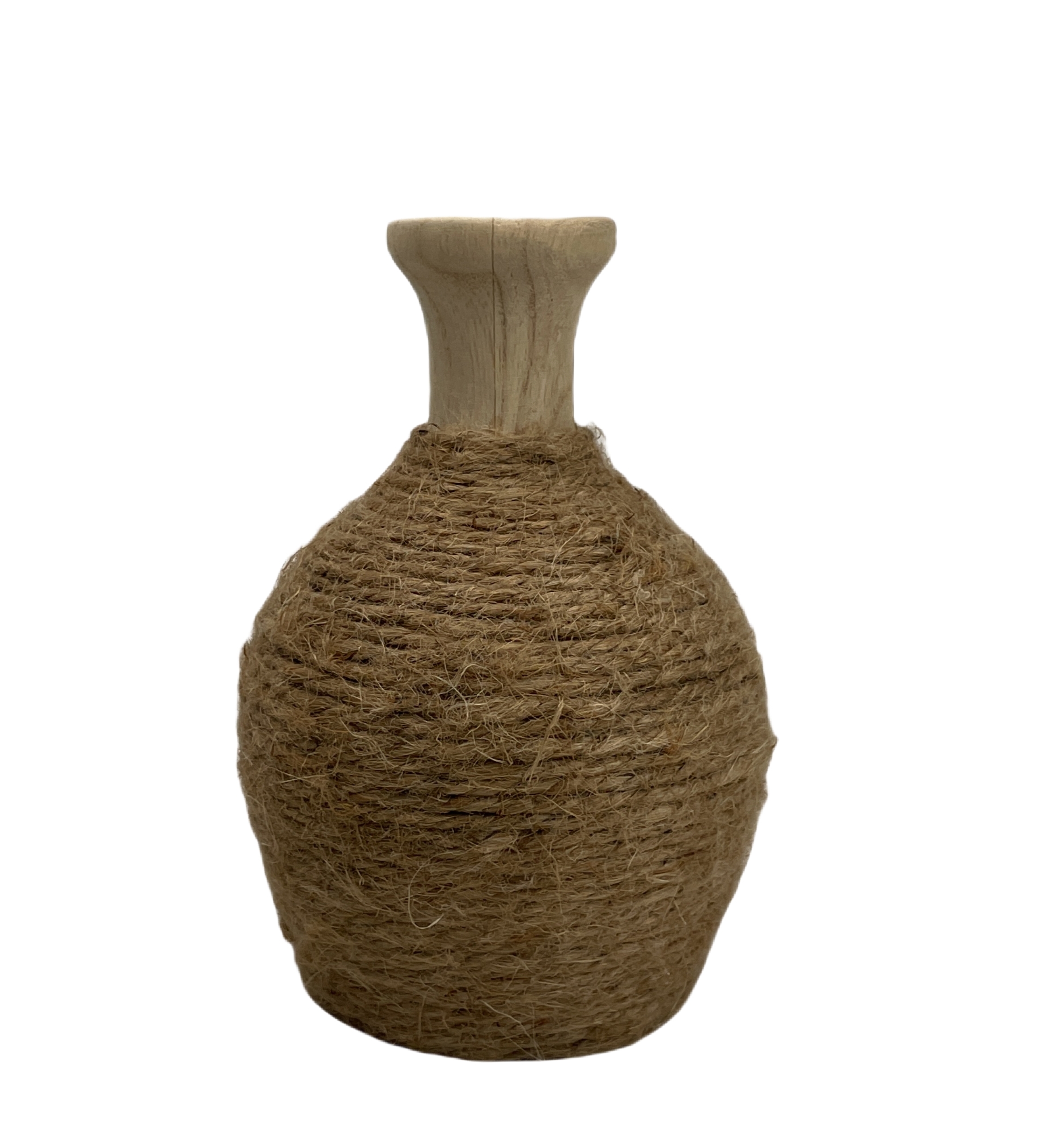 wooden vase