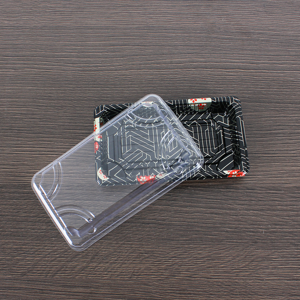 Annual hot sale factory price food grade plastic sushi packaging box