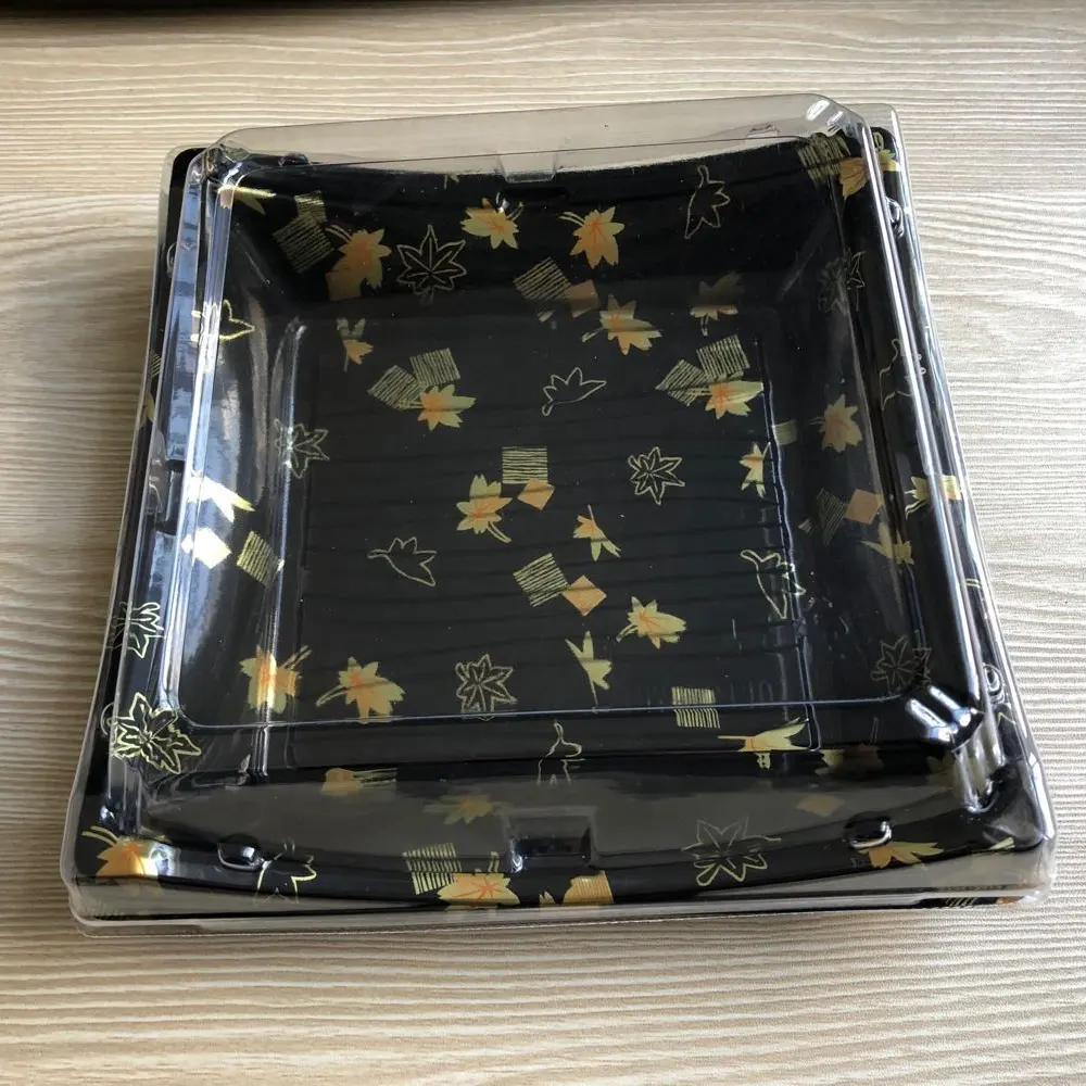 Hot Sales Factory Price XW-6140 Eco-Friendly PET Sushi Box Plastic For Sushi