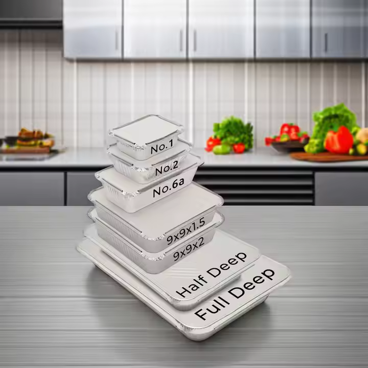 EU packaging Oblong Foil Container EC2216