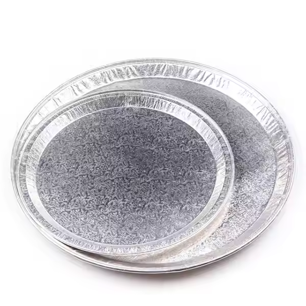 EU packaging Silver Round Aluminum Foil Pan EY405