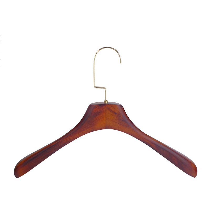 Wooden hangers Chrome plated metal hook ,Non-slip PVC tube, Round bar,U notches,Straight