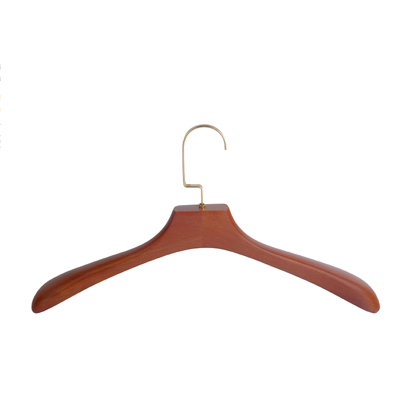 Wooden hangers Chrome plated metal hook ,Non-slip PVC tube, Round bar,U notches,Straight
