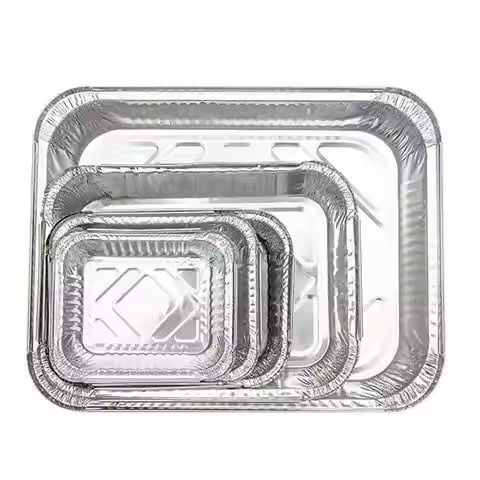 EU packaging Oblong Foil Container EC2614