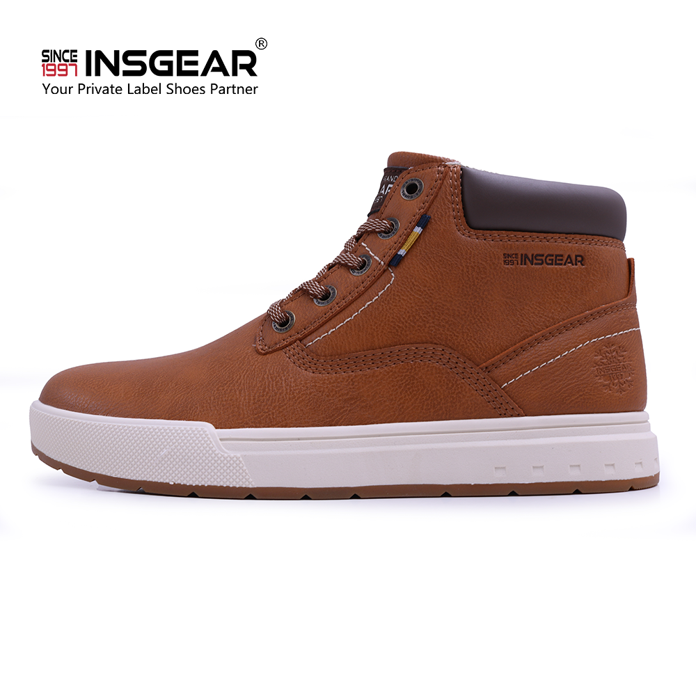 INS3938 Men High Cut Fashion Customized Walking Casual Shoes