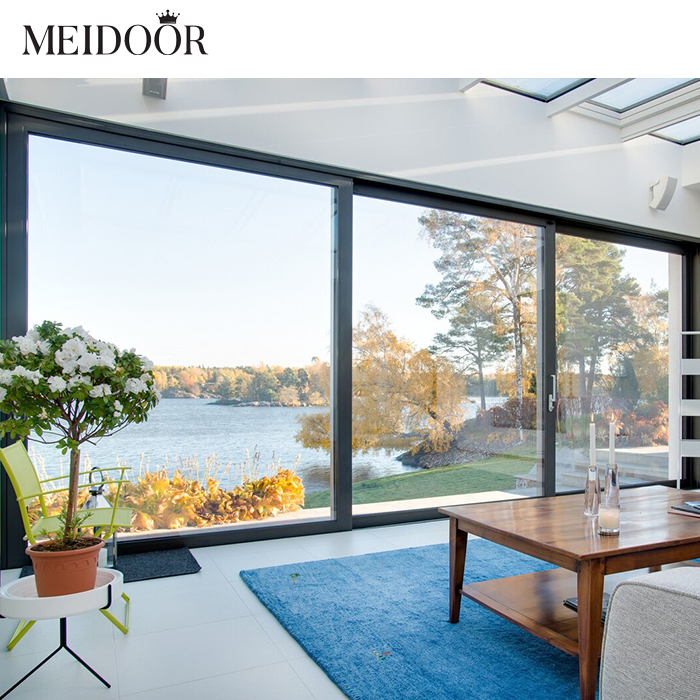 Luxury Lift Sliding Heavy Duty Big Vision Patio Thermal Break Aluminum Double Glass Sliding Door