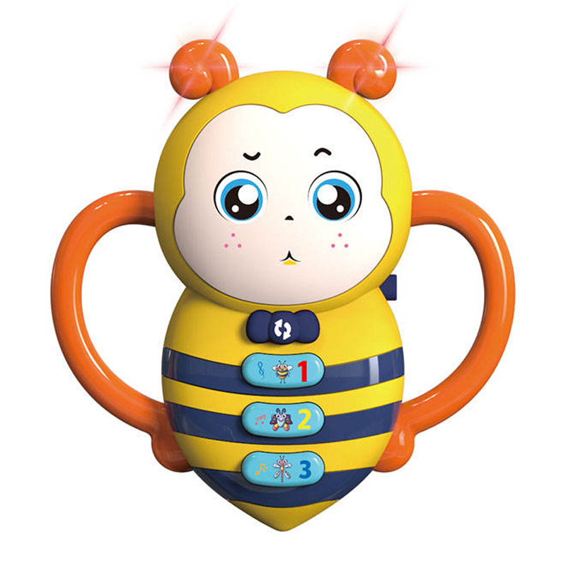 Cartoon bee electronic organ baby toy
