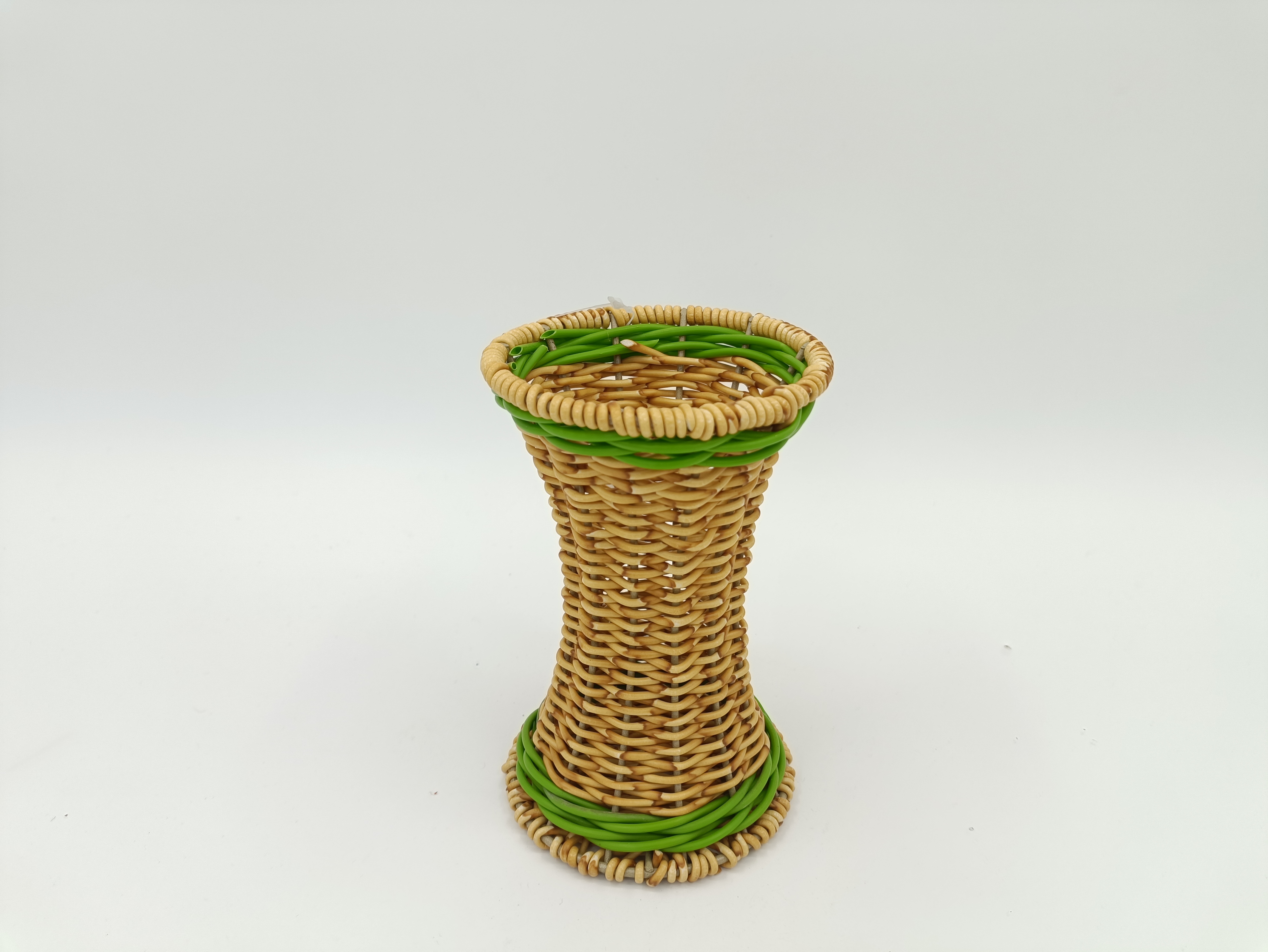 Hand-woven flower basket