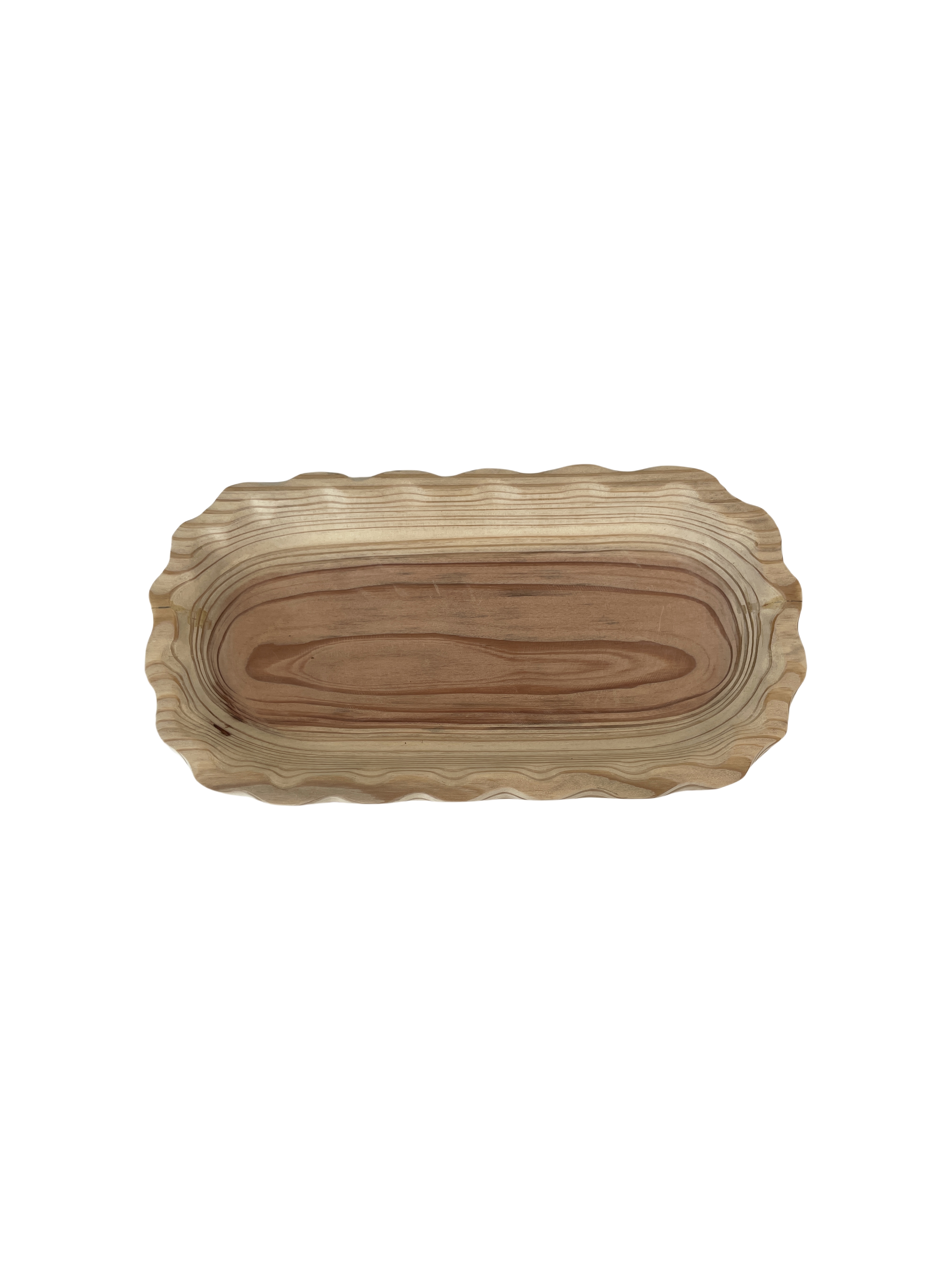 Wooden fruit plate Wooden dining plate