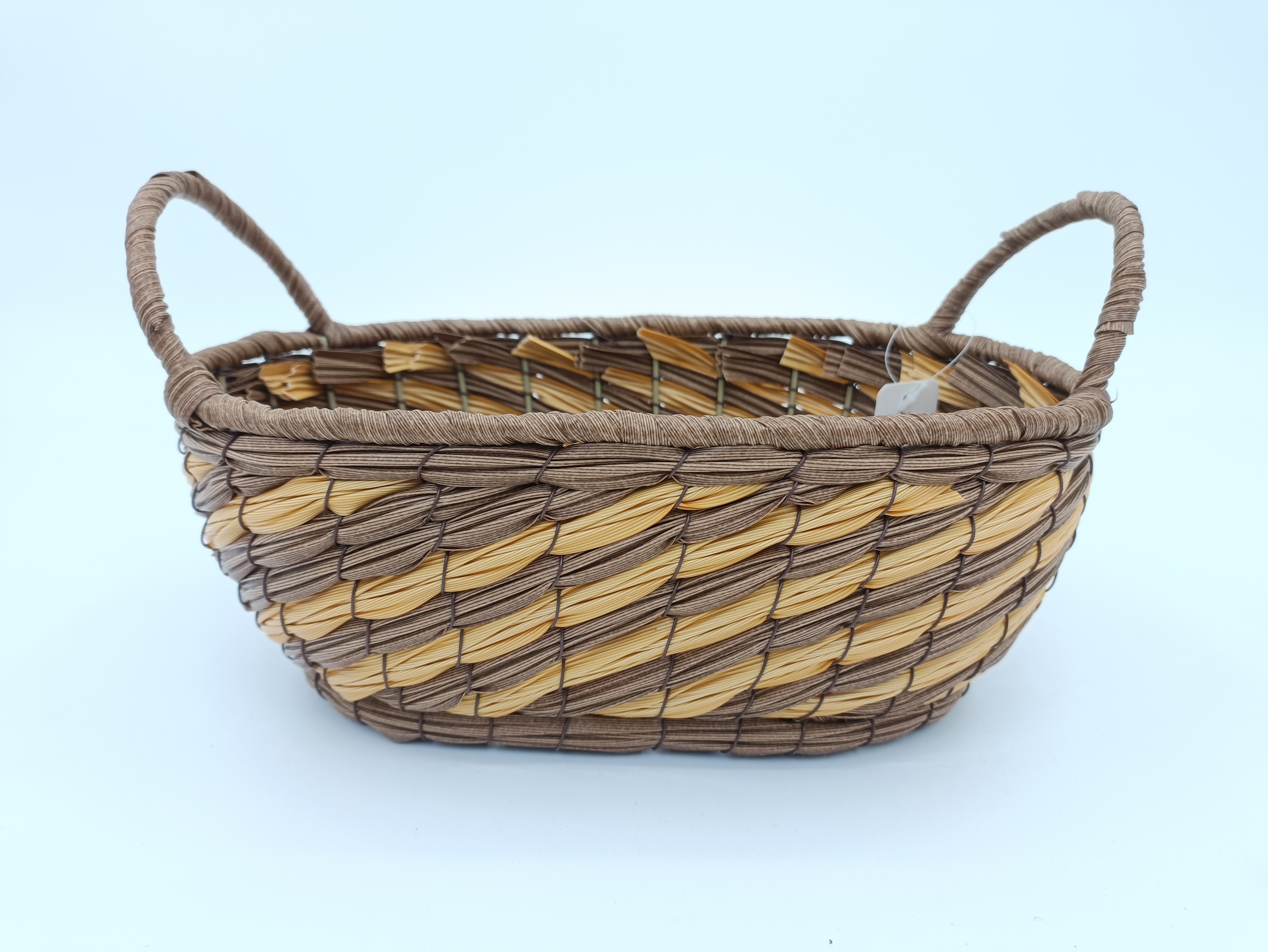 Woven flower basket