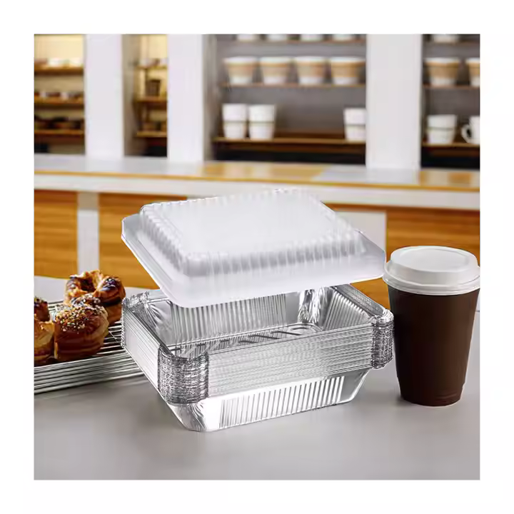 EU packaging Oblong Foil Container Storage box