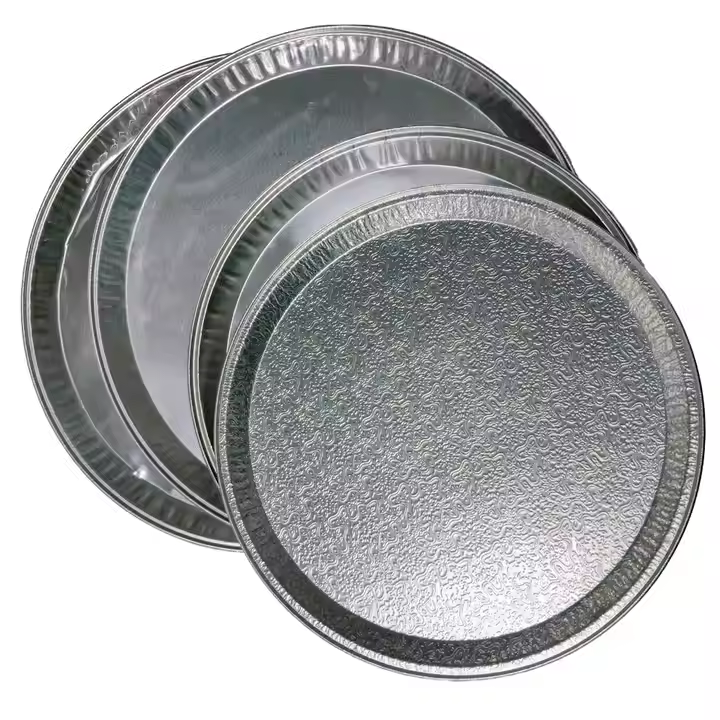 EU packaging Silver Round Aluminum Foil Pan Pizza pan