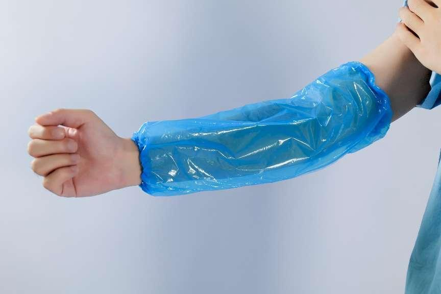 disposable long plastic gloves