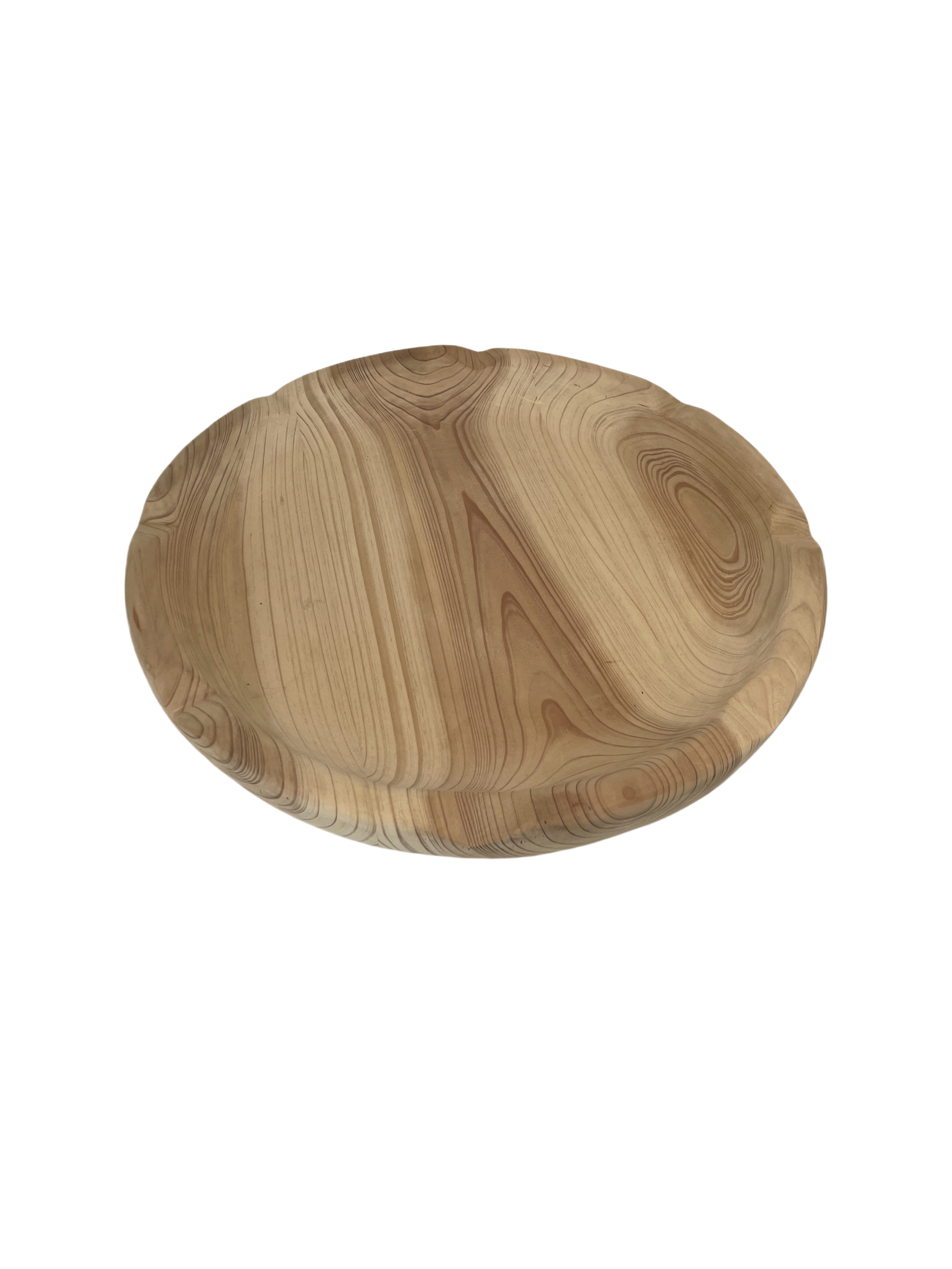 Wooden fruit plate Wooden dining plate