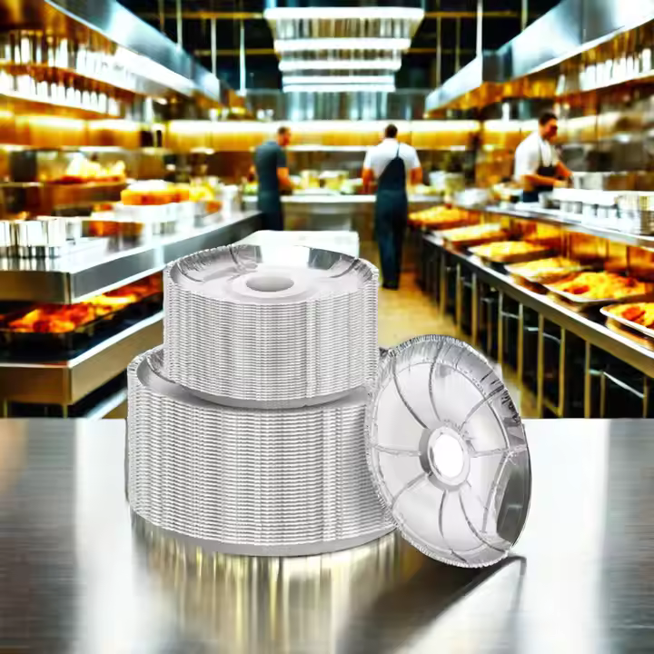EU packaging Round Foil Gas Stove Mats
