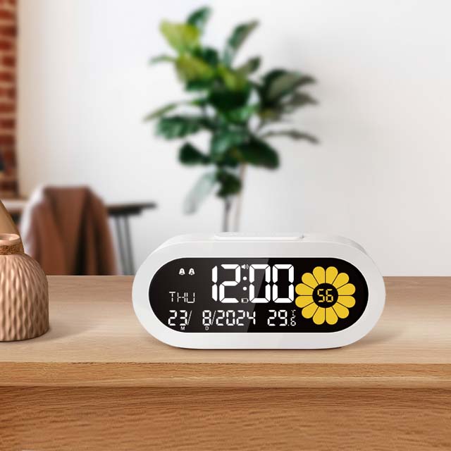 Petal Perpetual Calendar Clock