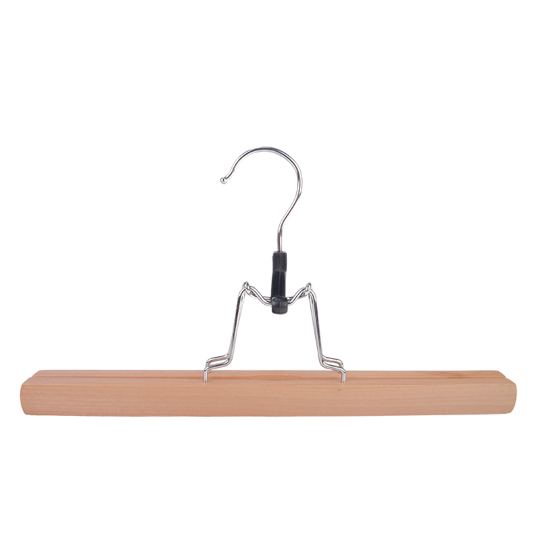 Wooden hangers Chrome plated metal hook ,Non-slip PVC tube, Round bar,U notches,Straight