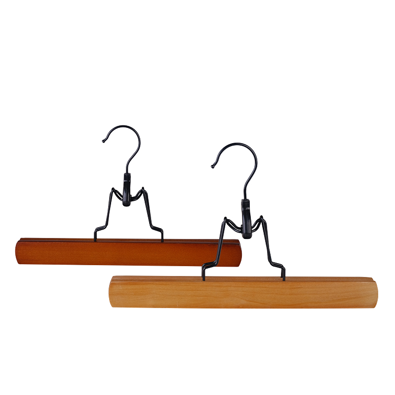 Wooden hangers Chrome plated metal hook ,Non-slip PVC tube, Round bar,U notches,Straight