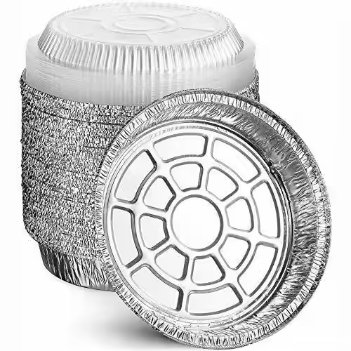 EU Packaging Round Aluminum Foil Container Pizza Pan Baking Pan