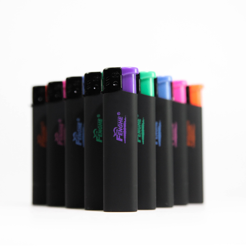 The latest customized cheap disposable plastic butane gas cigarette lighter with smoking