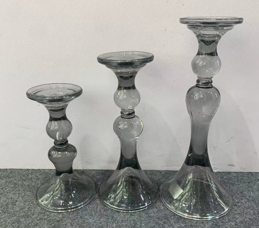 Large-sized one bead arc-shaped candlestick Medium-sized one bead arc-shaped candlestick