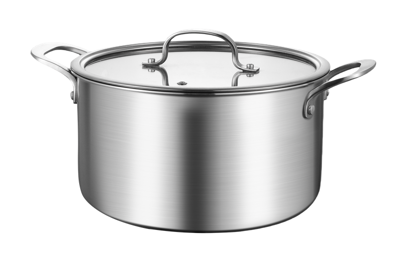 Tri Ply 304 Stainless Steel cookware set Frypan casserole sacucepan