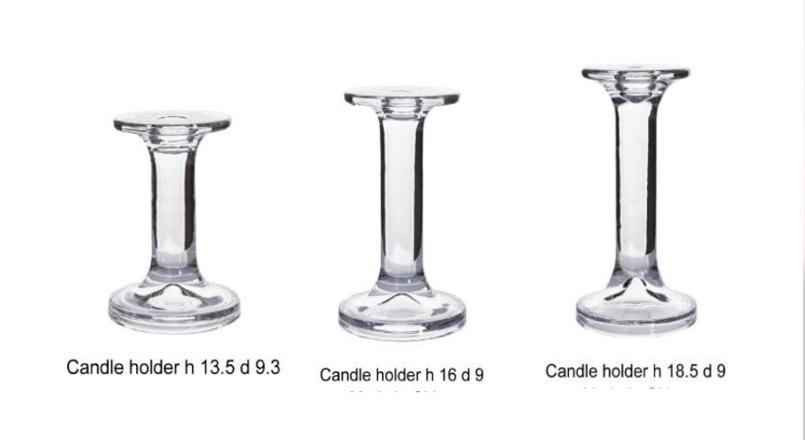 5-inch candlestick 6-inch candlestick 7-inch candlestick