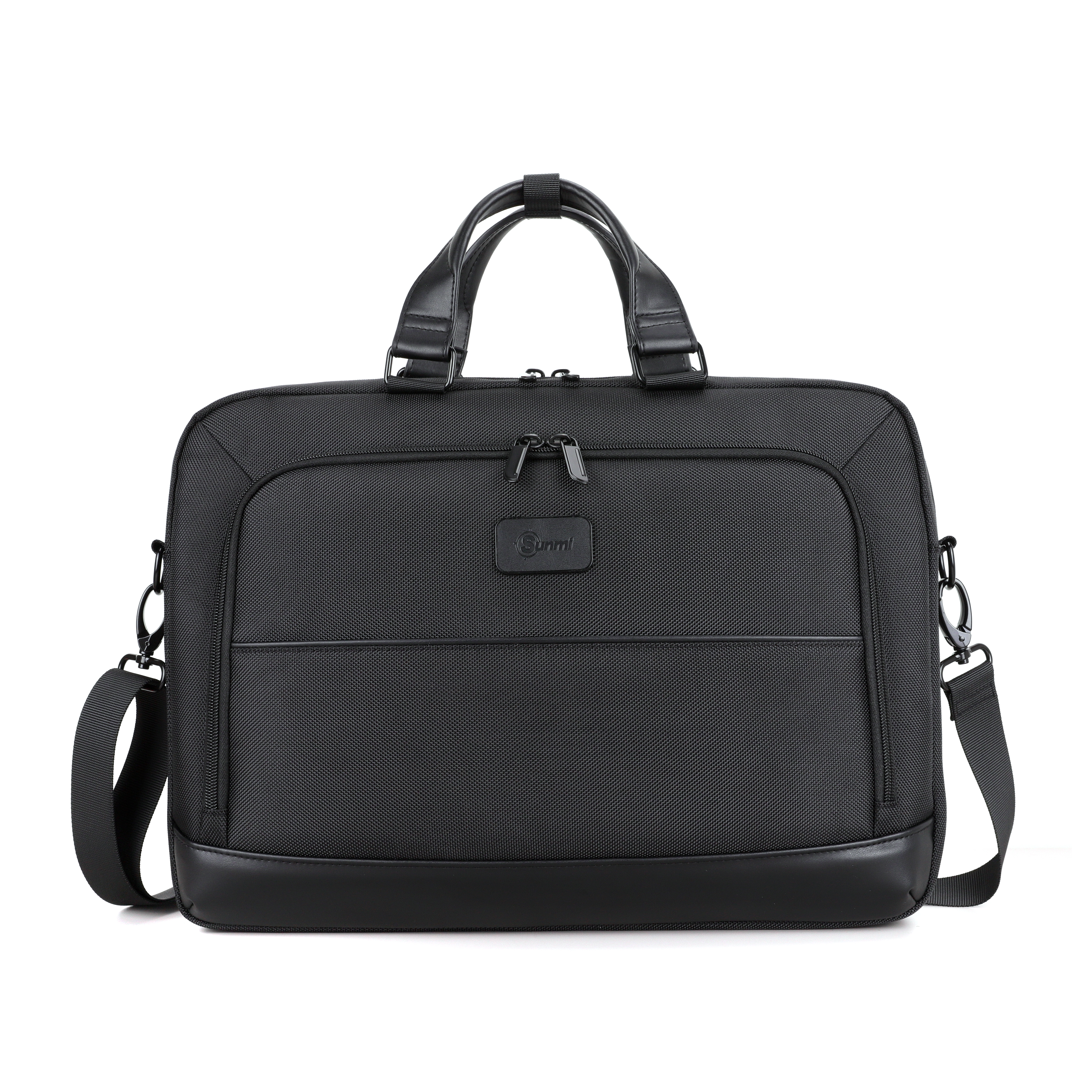 15.6 inch computer handbag, black computer bag, waterproof computer bag