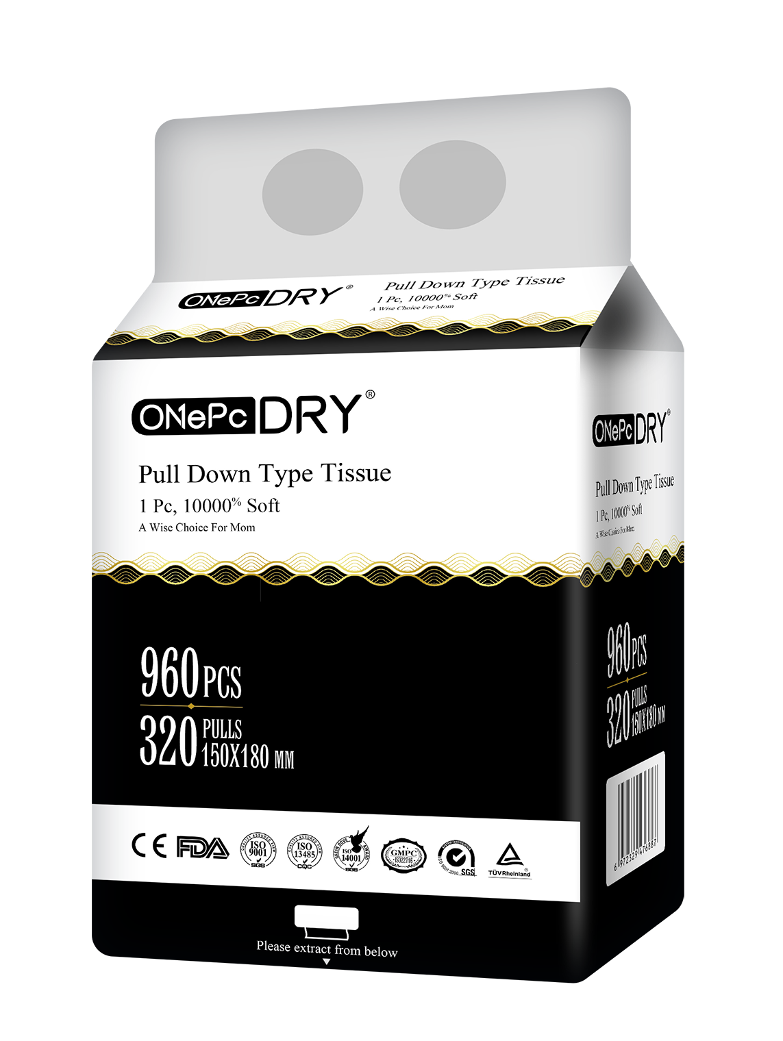 Onepc Dry Tissue Paper