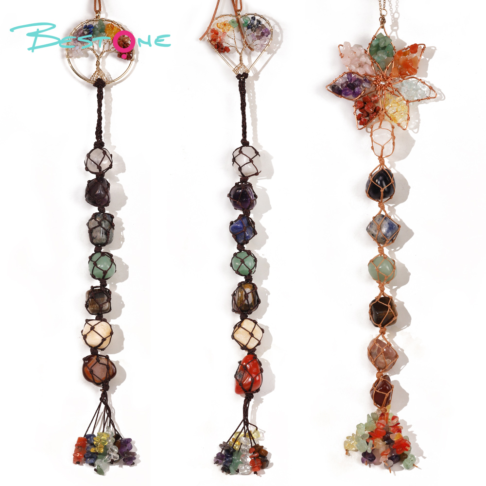 Wall Hanging - Golden Purple Six Rings Tree