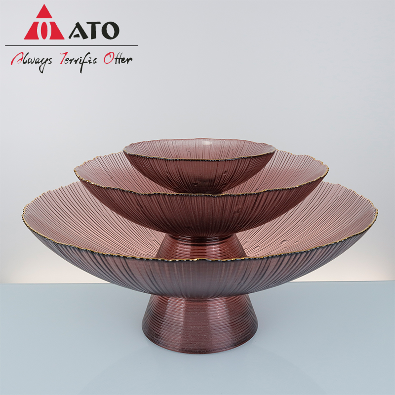 Dinnerware Plate Glass color pattern glass plates for Home Restaurant
