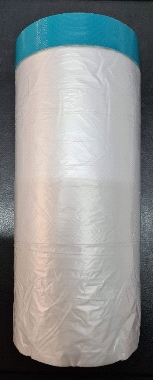 Pre-Taped Masking Film with Duct Tape