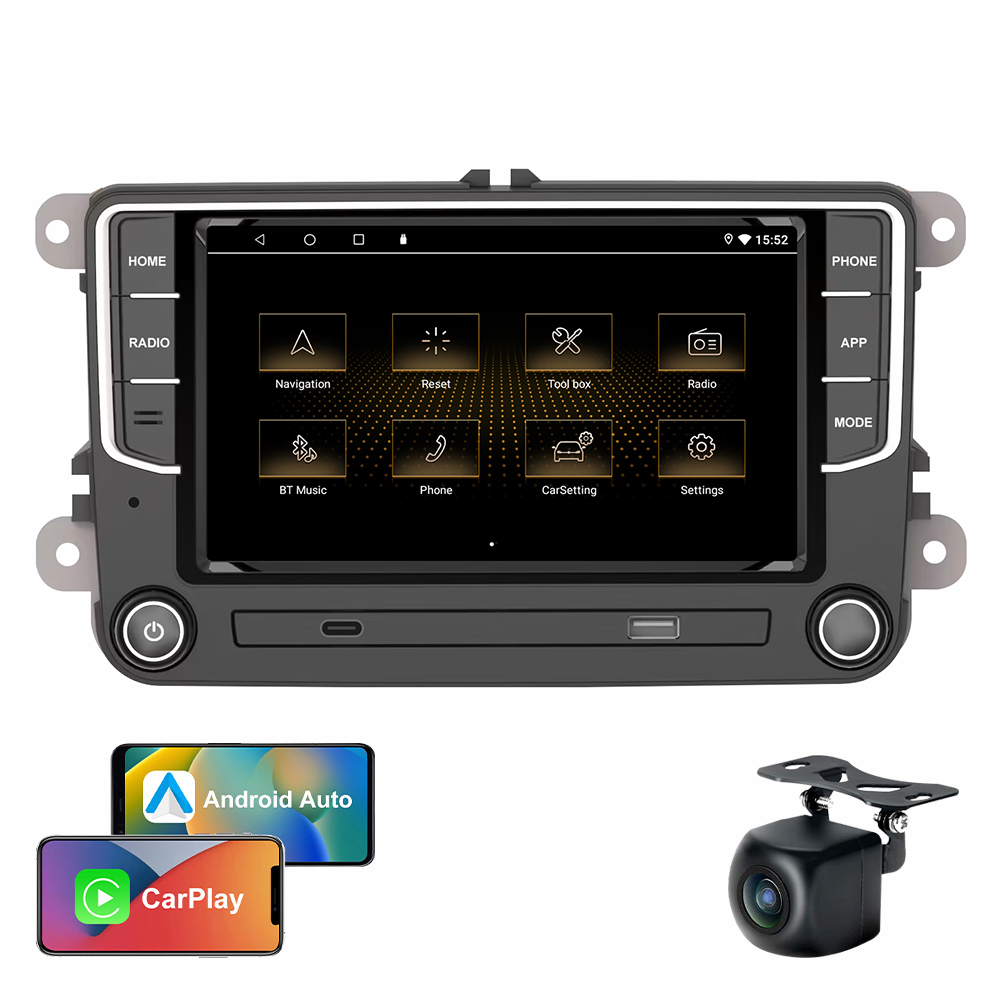 Jmance 7 inch For Volkswagen central control stereo bt 5.4 car radio multimedia player