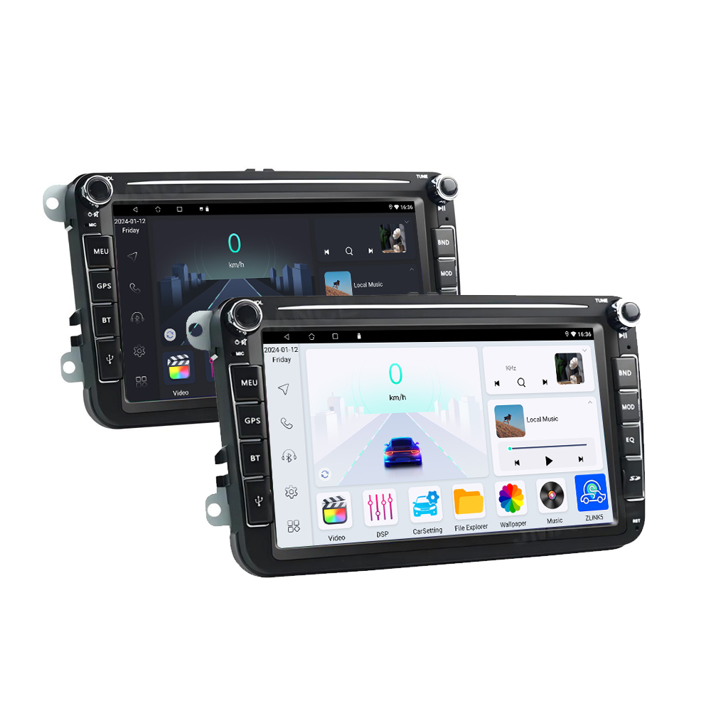 Jmance 8 inch Dashboard Double Din Car Radio Car DVD Player For VW/Passat/Golf/MK5/MK6/Jetta
