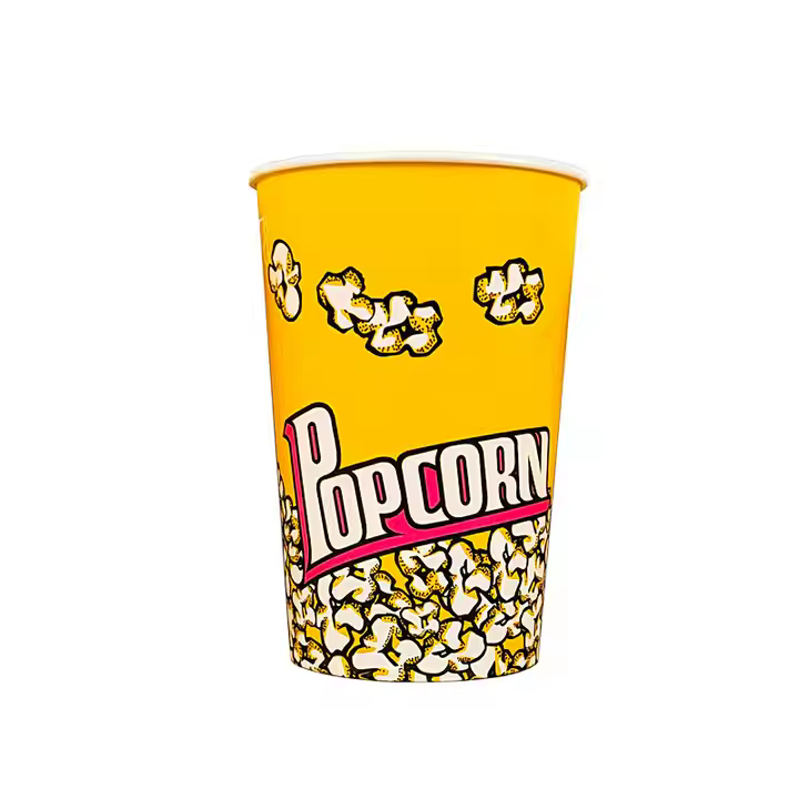 EU Packaging Popcorn bucket Single Wall Paper Buckets