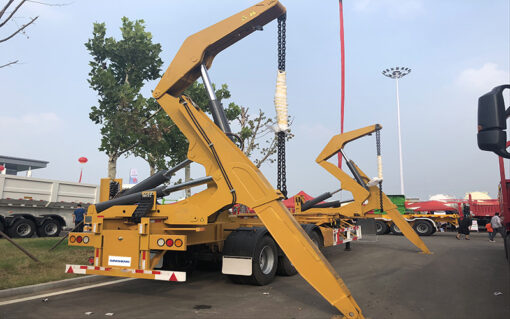 container side crane trailer