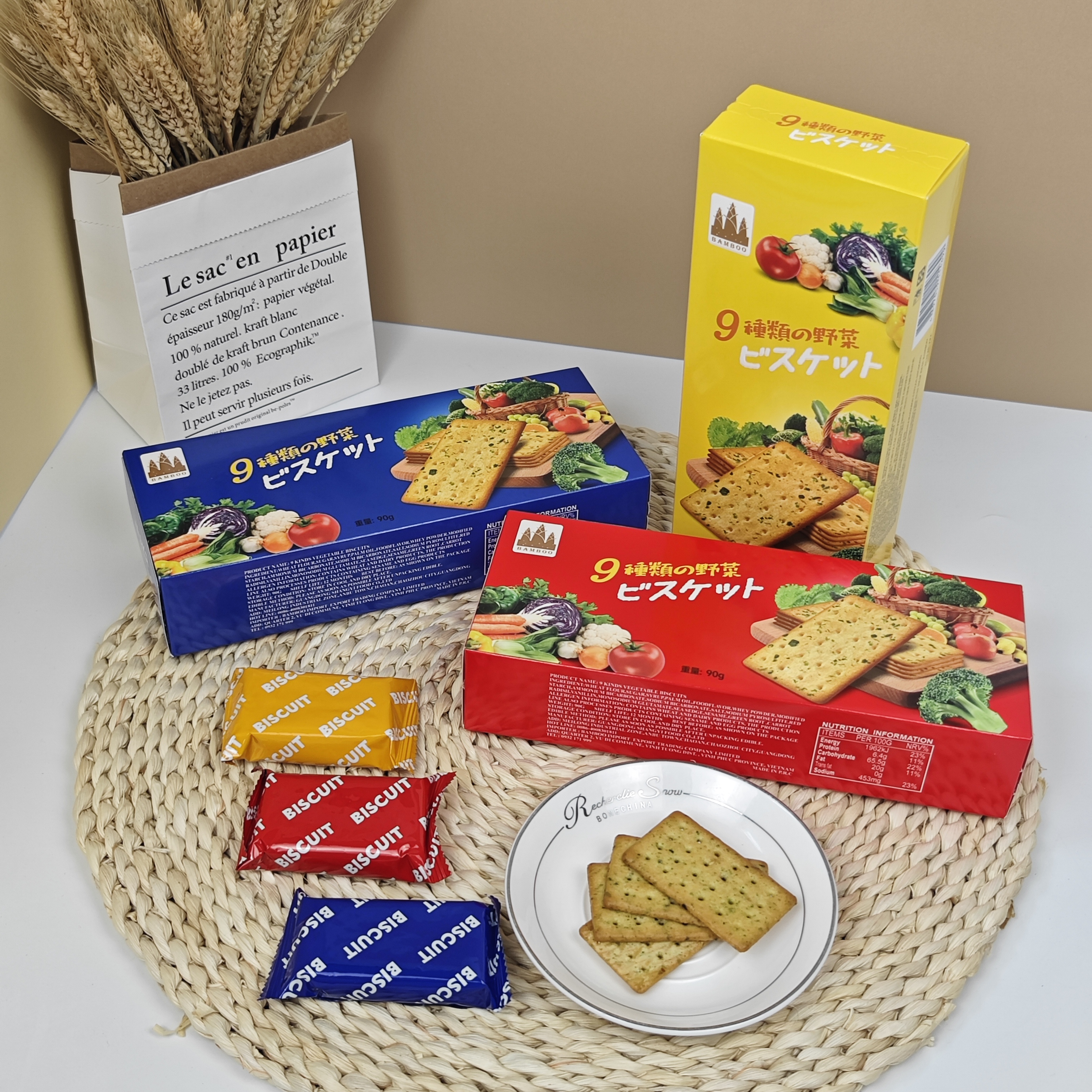 90g vegetable biscuit( SY154）