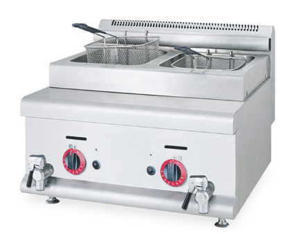 Double Tank Gas Deep Fryer