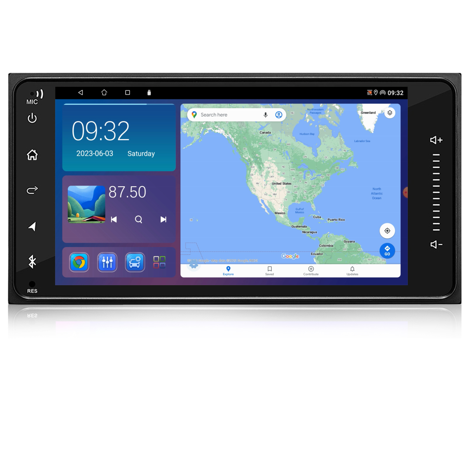 Jmance 7inch Ram 2GB Rom 32/64GB BT 5.4 GPS Navigation Android Car Radio DVD Player With AHD Camera