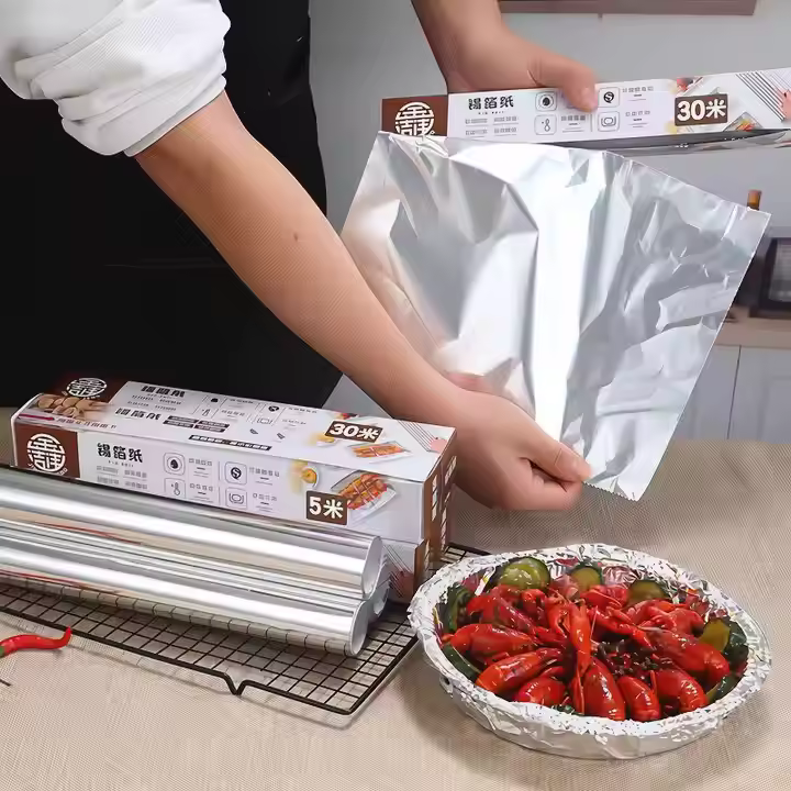 EU Packaging Aluminum Foil Roll Tin Foil Roll