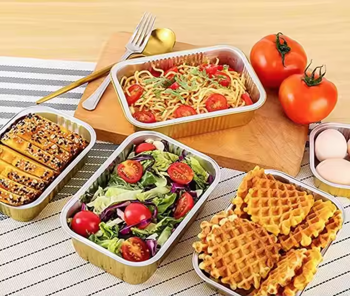 EU Packaging Golden Smoothwall Foil Container