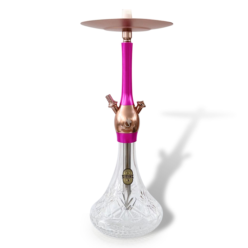 Dschinni Chucky Clear Pink Shisha Set