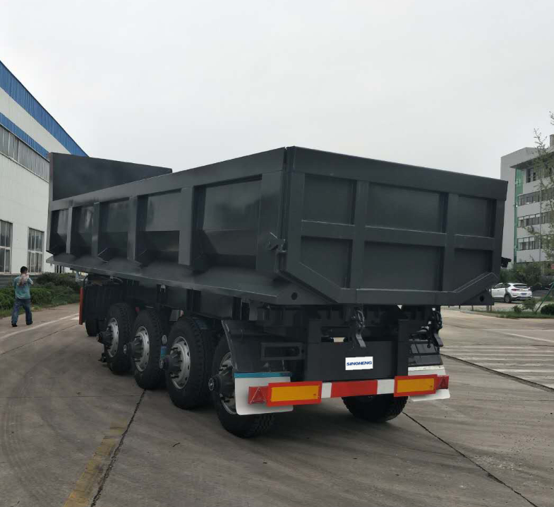 Triple axles U-tipper truck