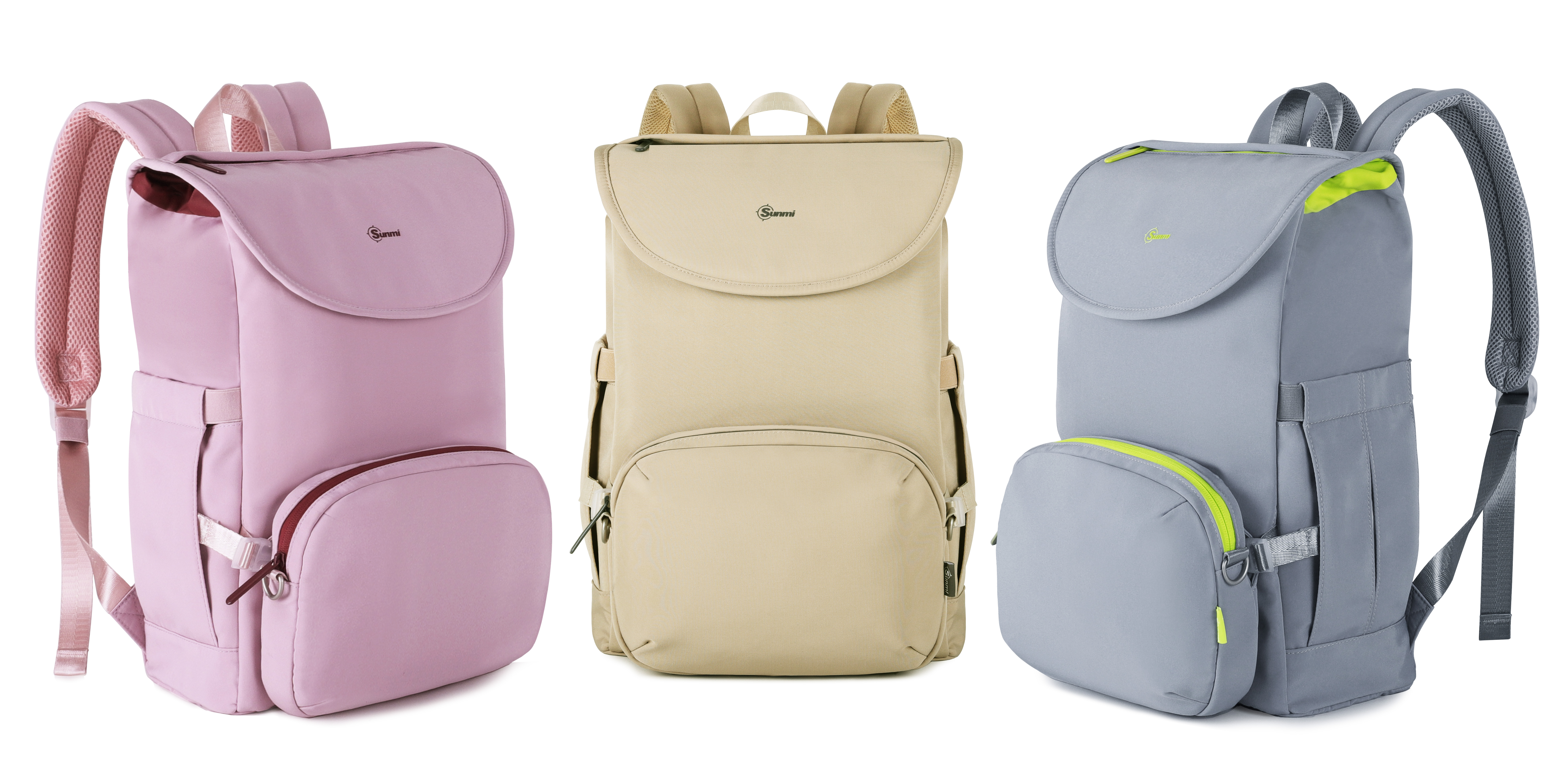 Practical Polyester Backpack baby bag diaper bag Simple Backpack with Removable Pouch