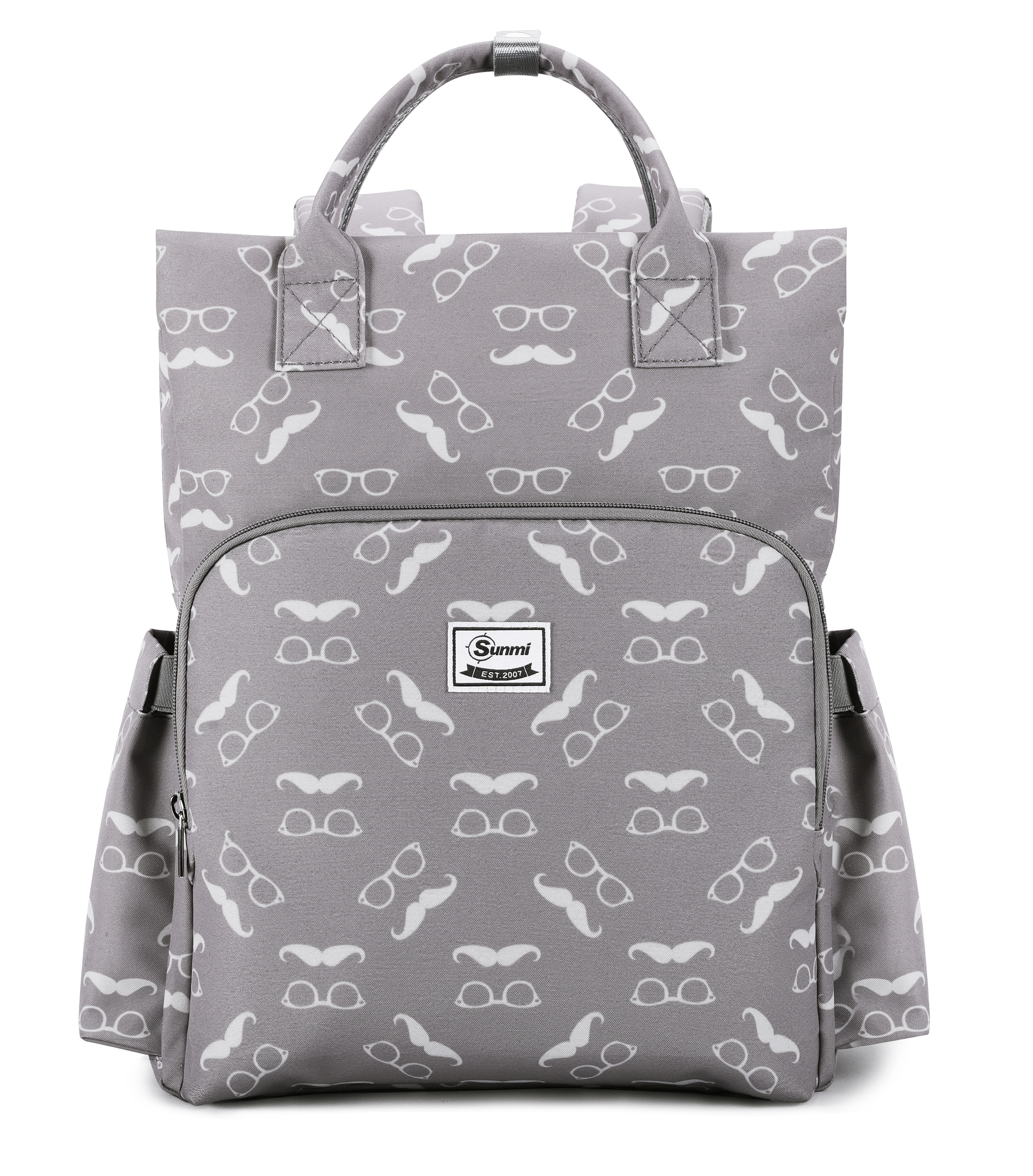 Printed Light Weight Practical Polyester Backpack baby bag diaper bag